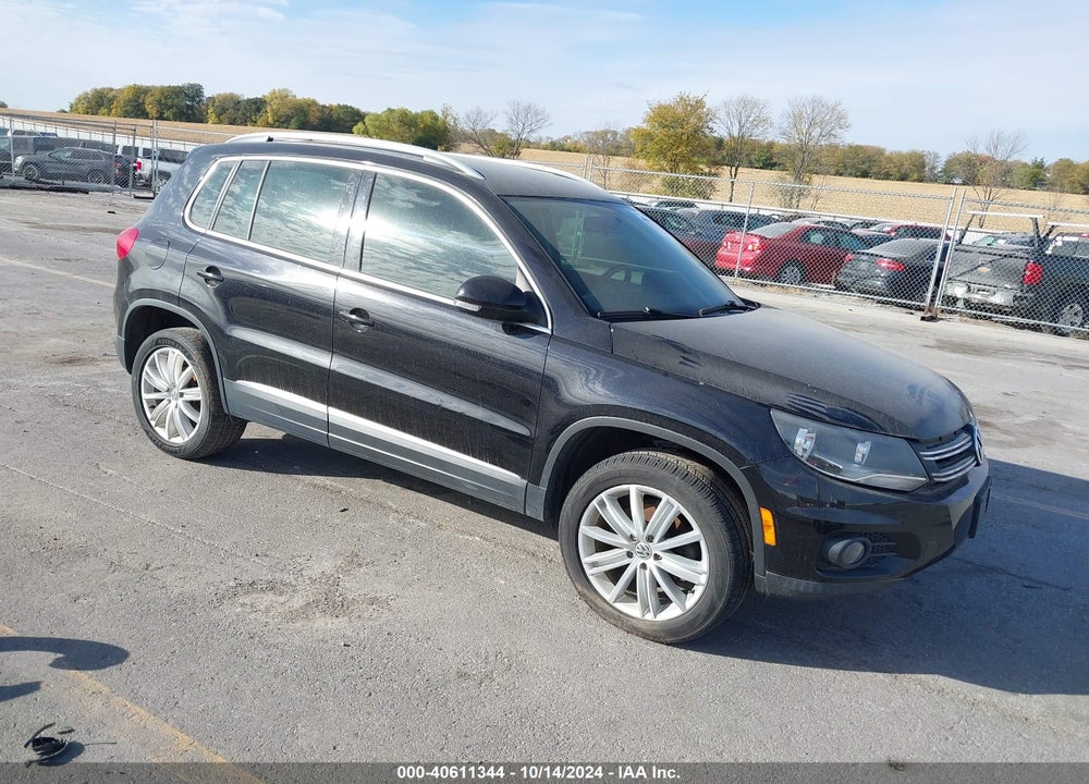 2012 VOLKSWAGEN TIGUAN SE VIN: WVGBV7AX4CW545355