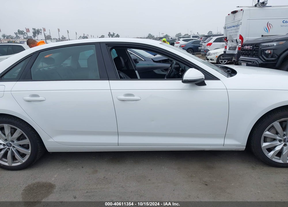 2017 AUDI A4 2.0T PREMIUM VIN: WAUANAF48HN000877