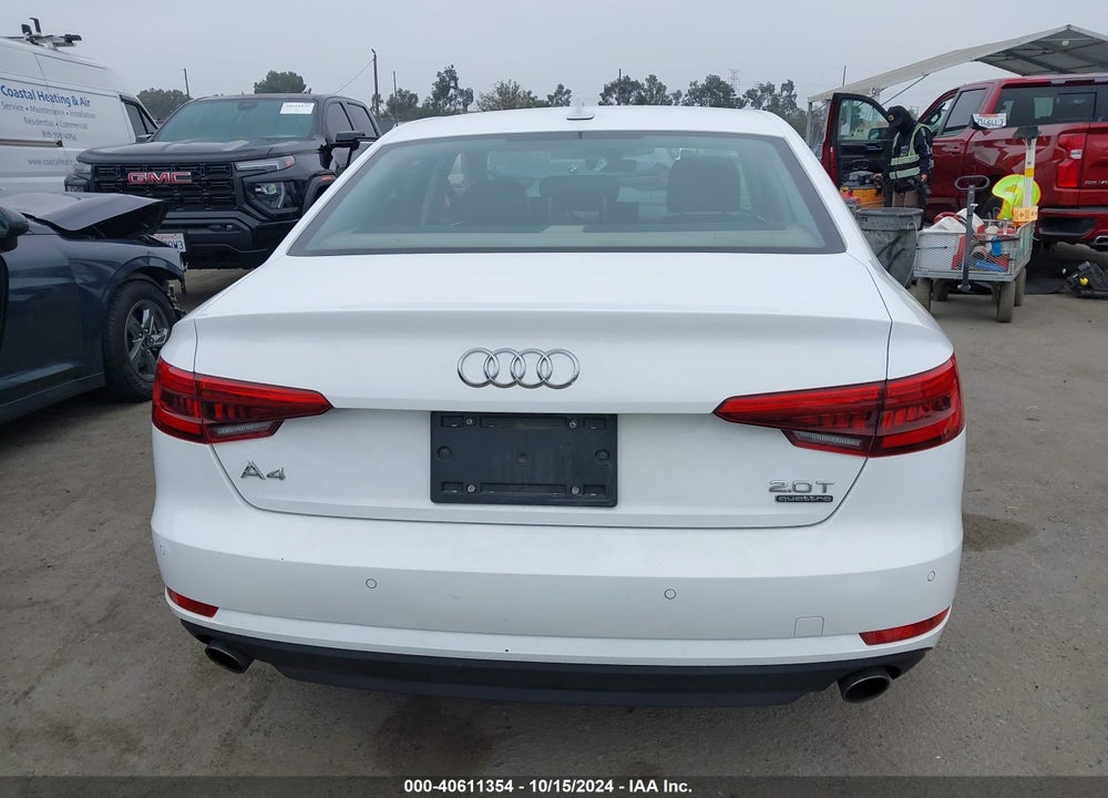 2017 AUDI A4 2.0T PREMIUM VIN: WAUANAF48HN000877