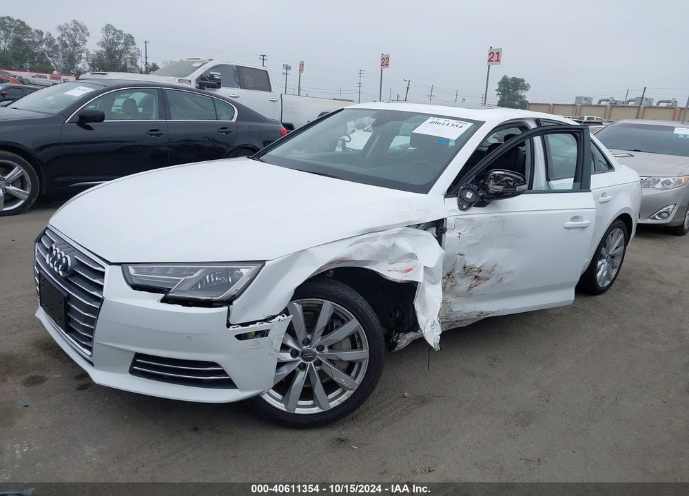 2017 AUDI A4 2.0T PREMIUM VIN: WAUANAF48HN000877