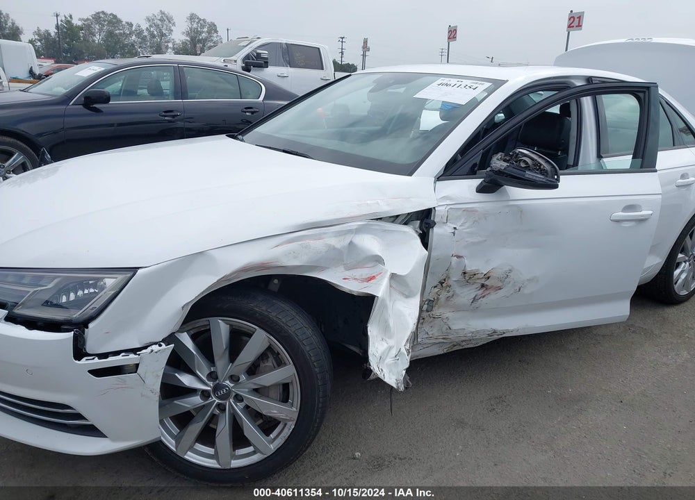 2017 AUDI A4 2.0T PREMIUM VIN: WAUANAF48HN000877