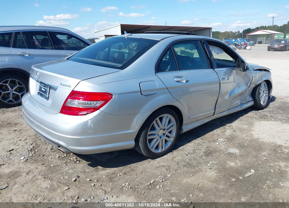 2009 MERCEDES-BENZ C 300 LUXURY 4MATIC/SPORT 4MATIC VIN: WDDGF81X19R079460