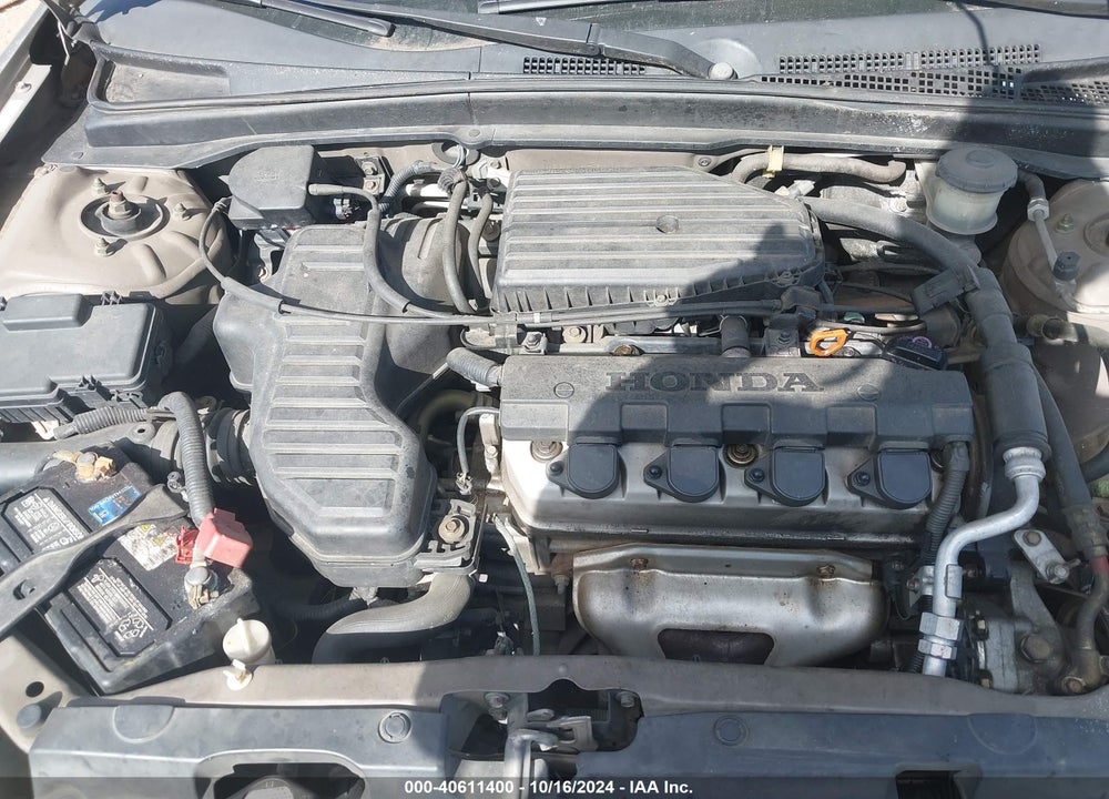 2001 HONDA CIVIC LX VIN: 2HGES165X1H611645