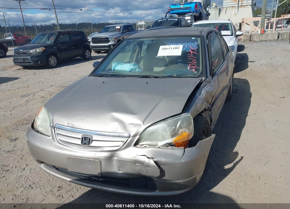 2001 HONDA CIVIC LX VIN: 2HGES165X1H611645