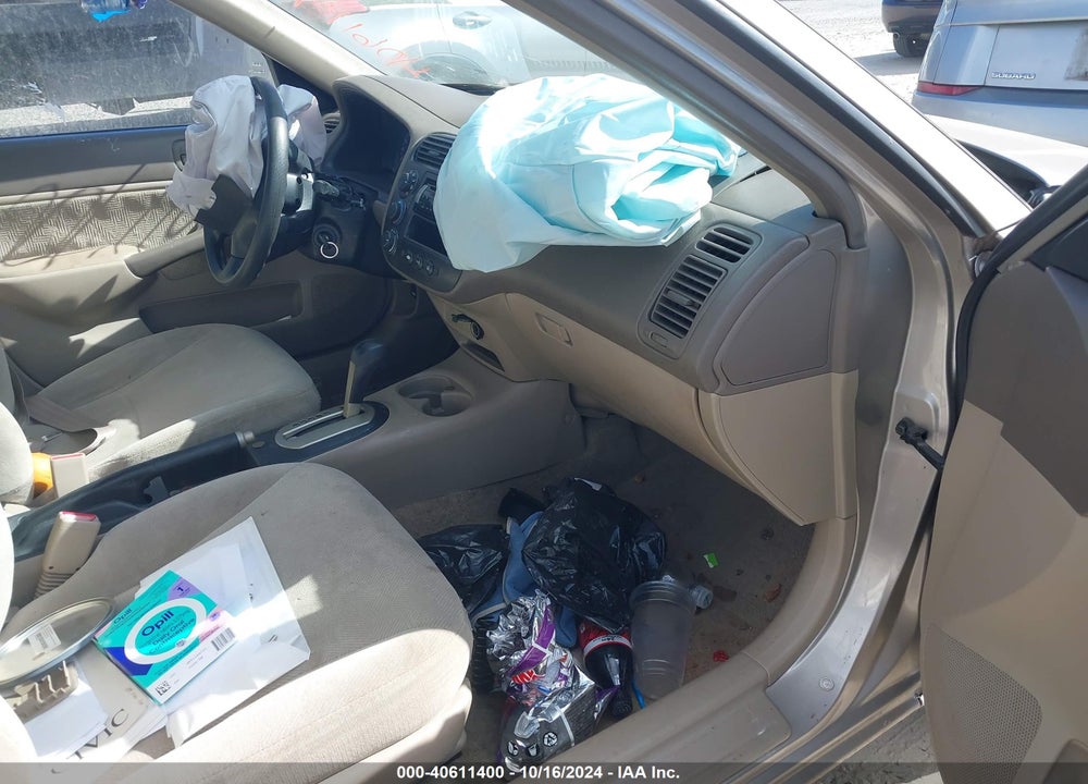 2001 HONDA CIVIC LX VIN: 2HGES165X1H611645