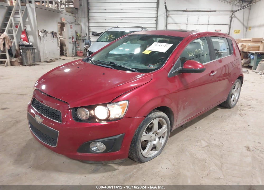 2013 CHEVROLET SONIC LTZ MANUAL VIN: 1G1JF6SB1D4113208