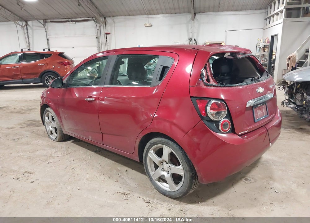 2013 CHEVROLET SONIC LTZ MANUAL VIN: 1G1JF6SB1D4113208