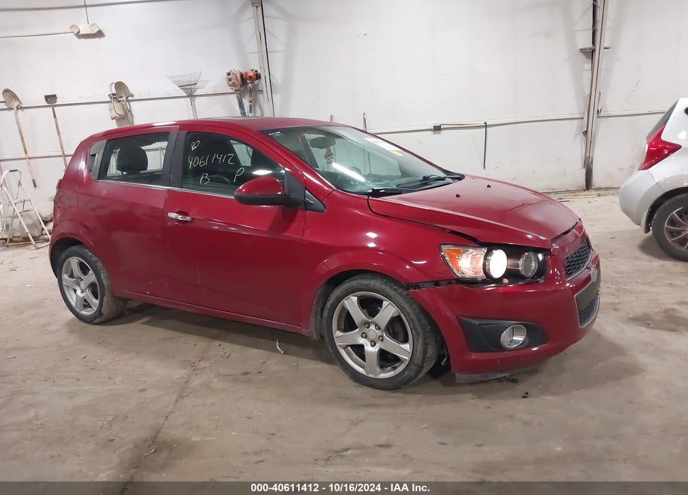 2013 CHEVROLET SONIC LTZ MANUAL VIN: 1G1JF6SB1D4113208