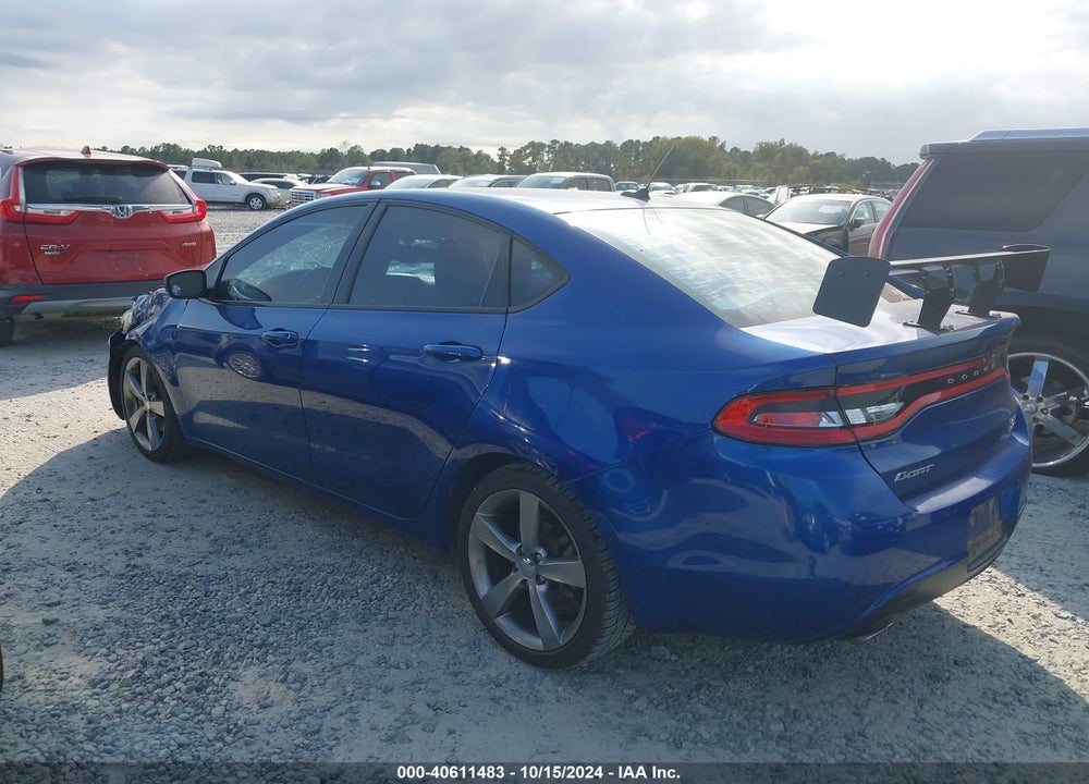2013 DODGE DART GT VIN: 1C3CDFCB2DD326127