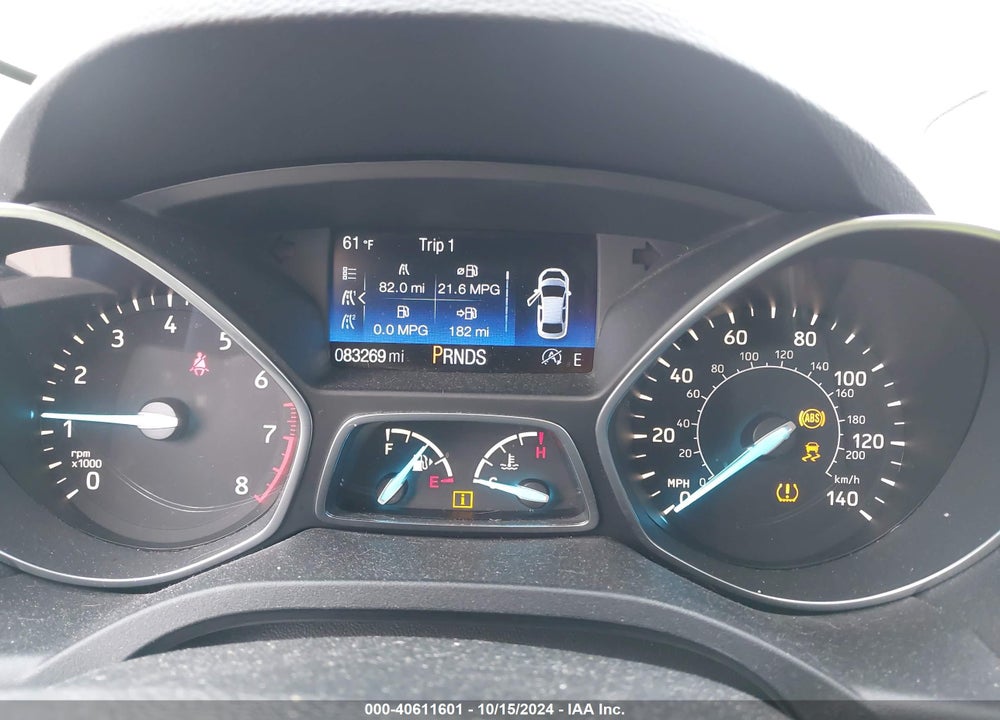 2017 FORD ESCAPE SE VIN: 1FMCU0G92HUC66299