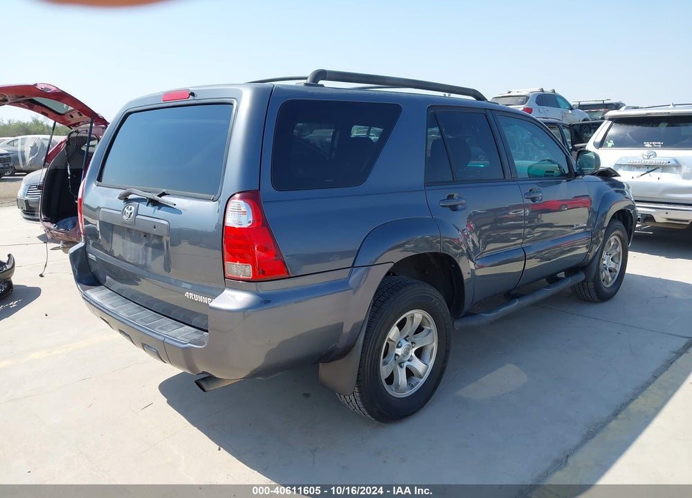 2007 TOYOTA 4RUNNER SPORT V6 VIN: JTEZU14R270092907