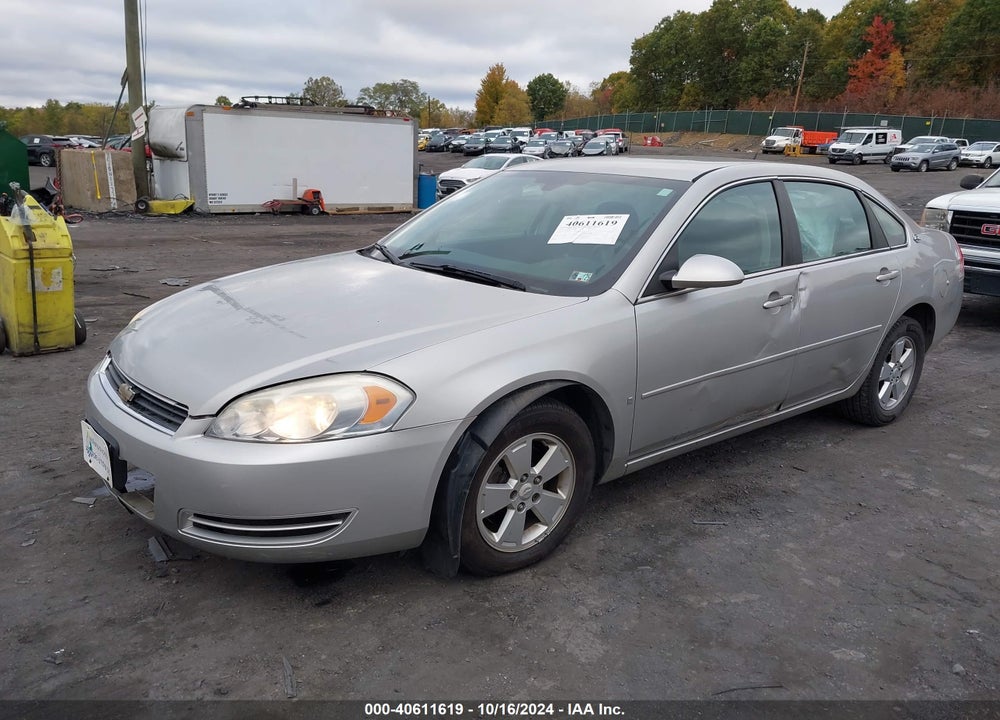 2008 CHEVROLET IMPALA LT VIN: 2G1WT58N081273477