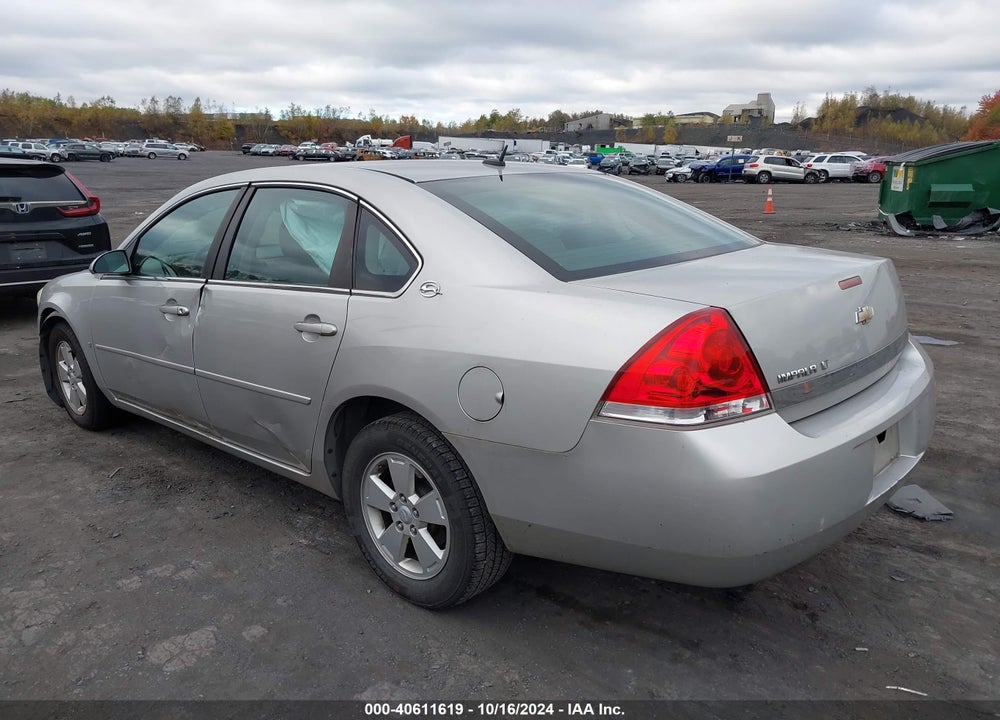 2008 CHEVROLET IMPALA LT VIN: 2G1WT58N081273477