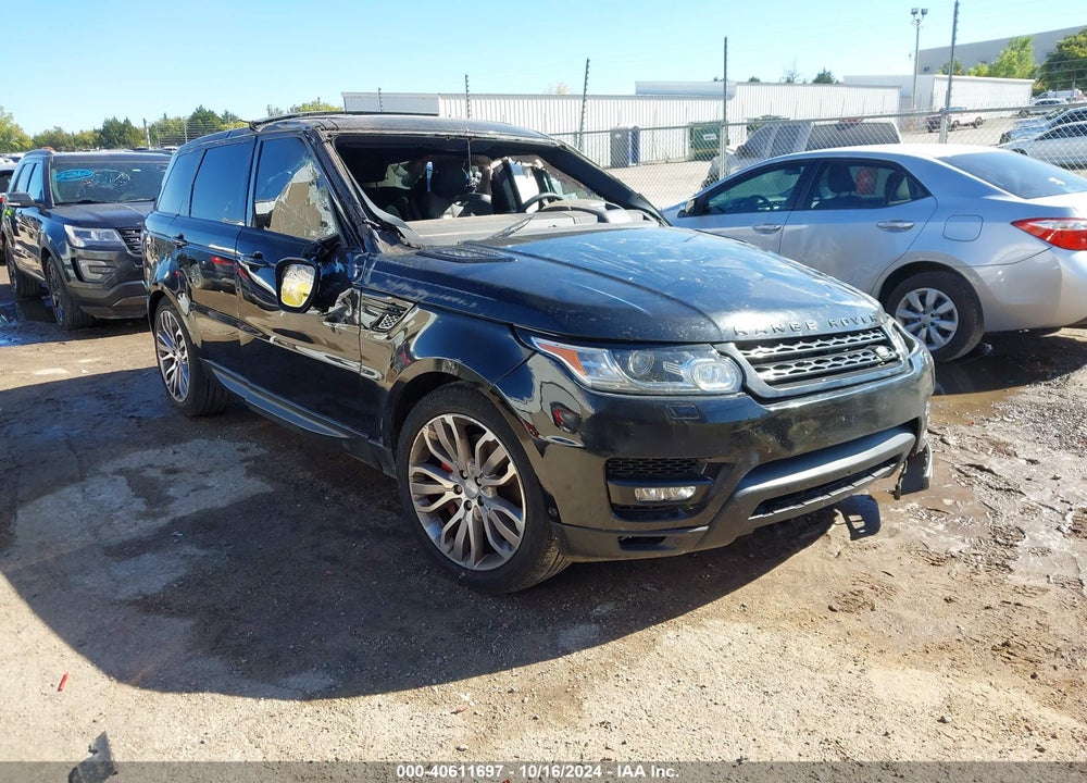 2016 LAND ROVER RANGE ROVER SPORT VIN: SALWR2EFXGA560212