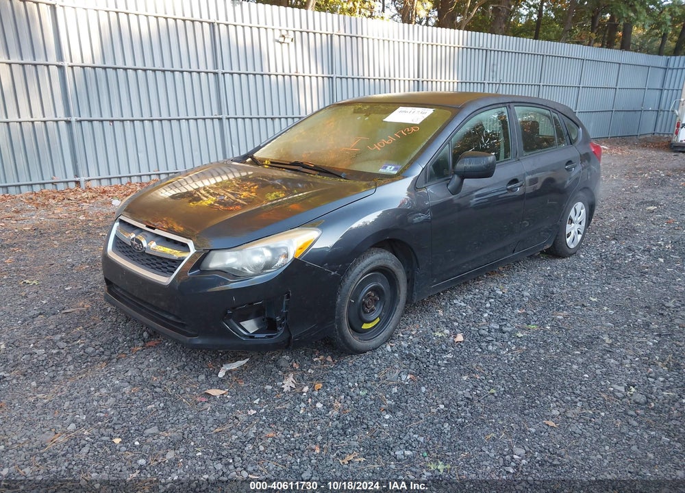 2012 SUBARU IMPREZA 2.0I VIN: JF1GPAA60CG201644