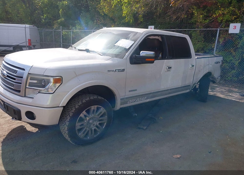 2013 FORD F-150 PLATINUM VIN: 1FTFW1ET9DFB67977