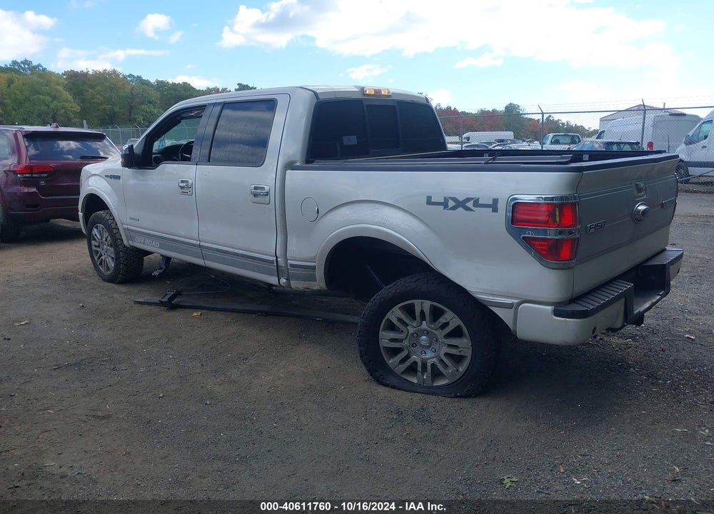2013 FORD F-150 PLATINUM VIN: 1FTFW1ET9DFB67977