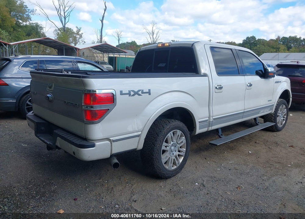 2013 FORD F-150 PLATINUM VIN: 1FTFW1ET9DFB67977