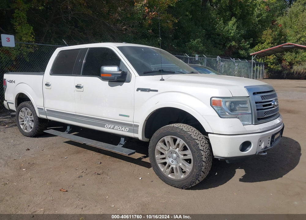 2013 FORD F-150 PLATINUM VIN: 1FTFW1ET9DFB67977