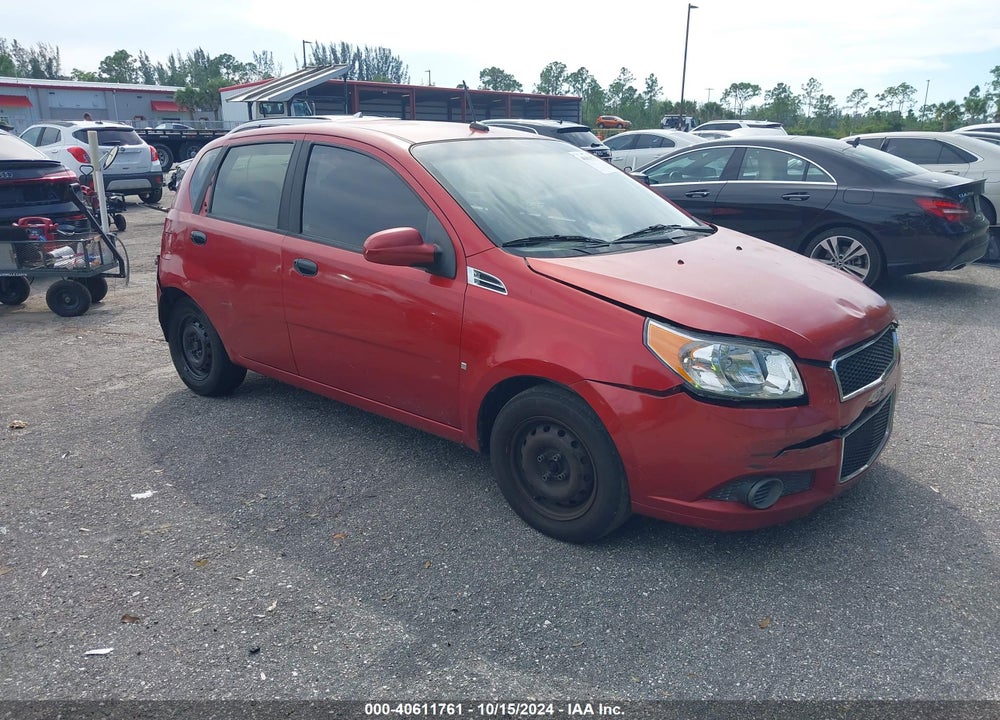 2009 CHEVROLET AVEO LT VIN: KL1TD66E39B303452