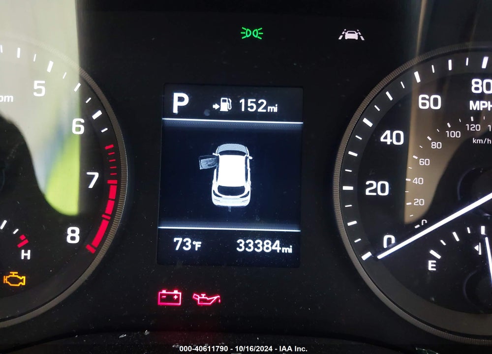 2019 HYUNDAI TUCSON SEL VIN: KM8J33AL6KU993503