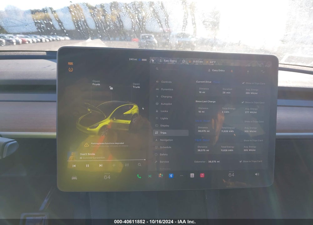 2021 TESLA MODEL Y LONG RANGE DUAL MOTOR ALL-WHEEL DRIVE VIN: 5YJYGDEE8MF245615