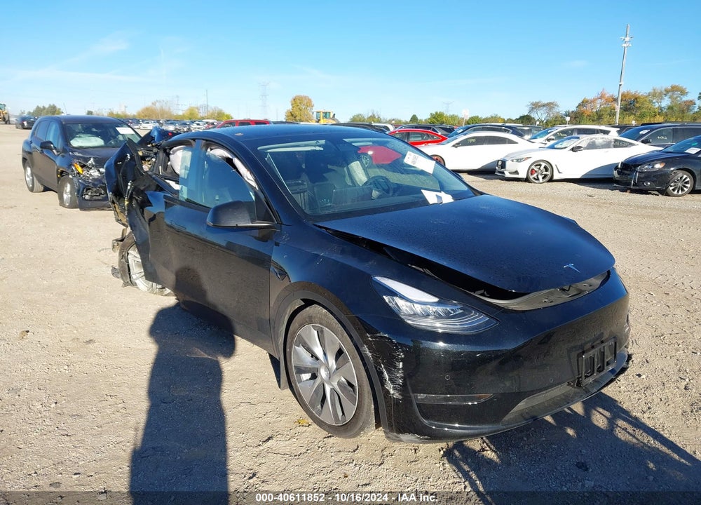 2021 TESLA MODEL Y LONG RANGE DUAL MOTOR ALL-WHEEL DRIVE VIN: 5YJYGDEE8MF245615