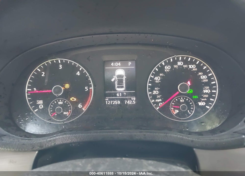 2014 VOLKSWAGEN PASSAT 2.0L TDI SE VIN: 1VWBN7A3XEC049897