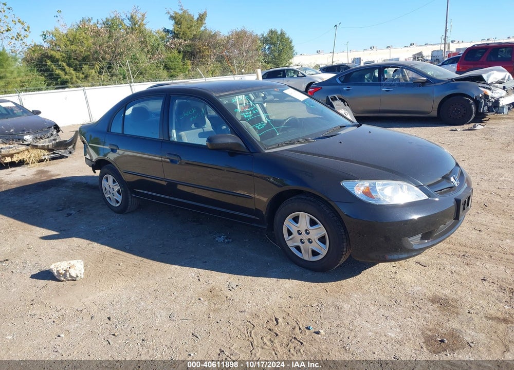 2005 HONDA CIVIC VP VIN: 2HGES164X5H620925