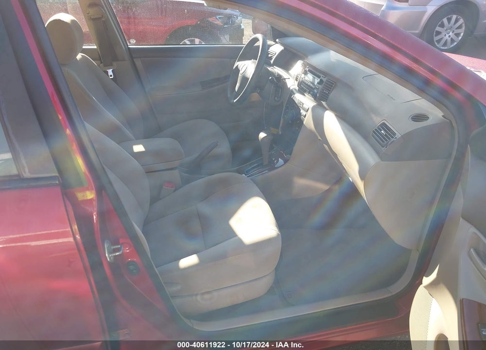 2007 TOYOTA COROLLA LE VIN: 2T1BR32E57C740412