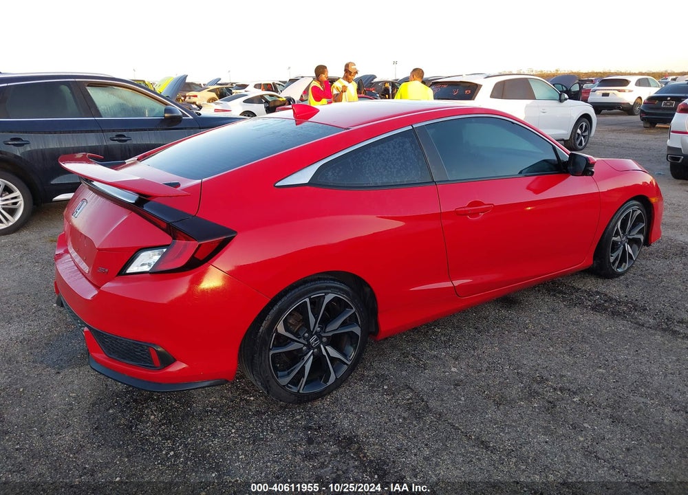2018 HONDA CIVIC SI VIN: 2HGFC3A50JH753166