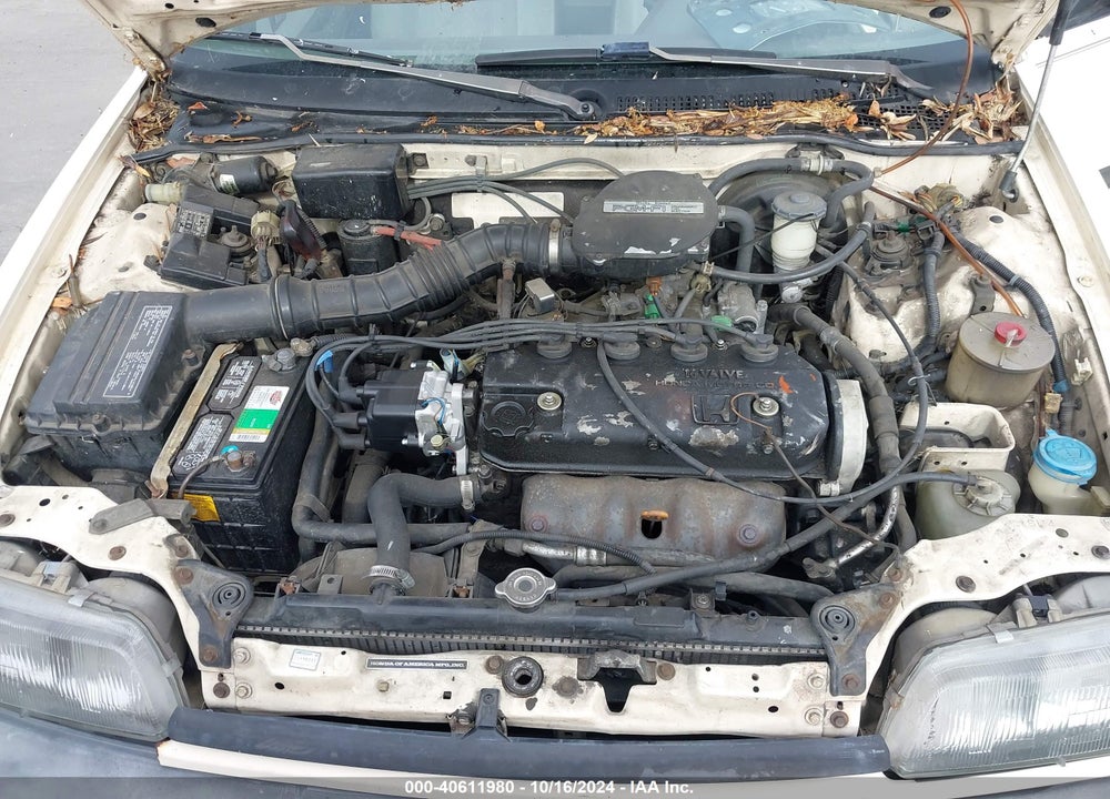 1989 HONDA CIVIC DX VIN: 1HGED3644KA009725