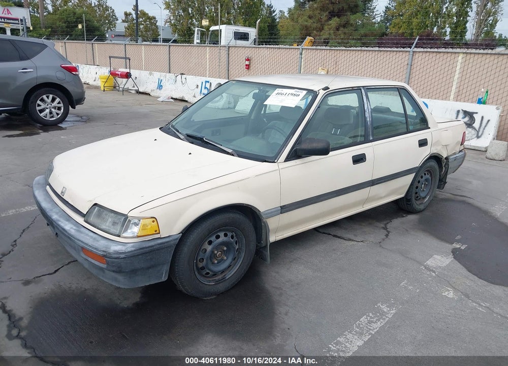 1989 HONDA CIVIC DX VIN: 1HGED3644KA009725
