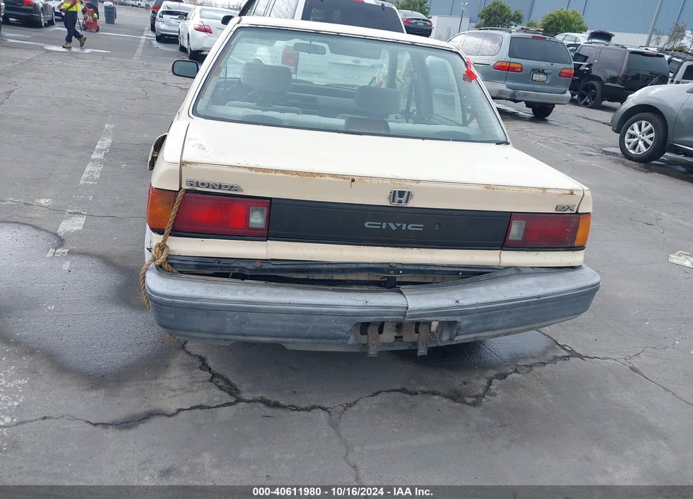 1989 HONDA CIVIC DX VIN: 1HGED3644KA009725