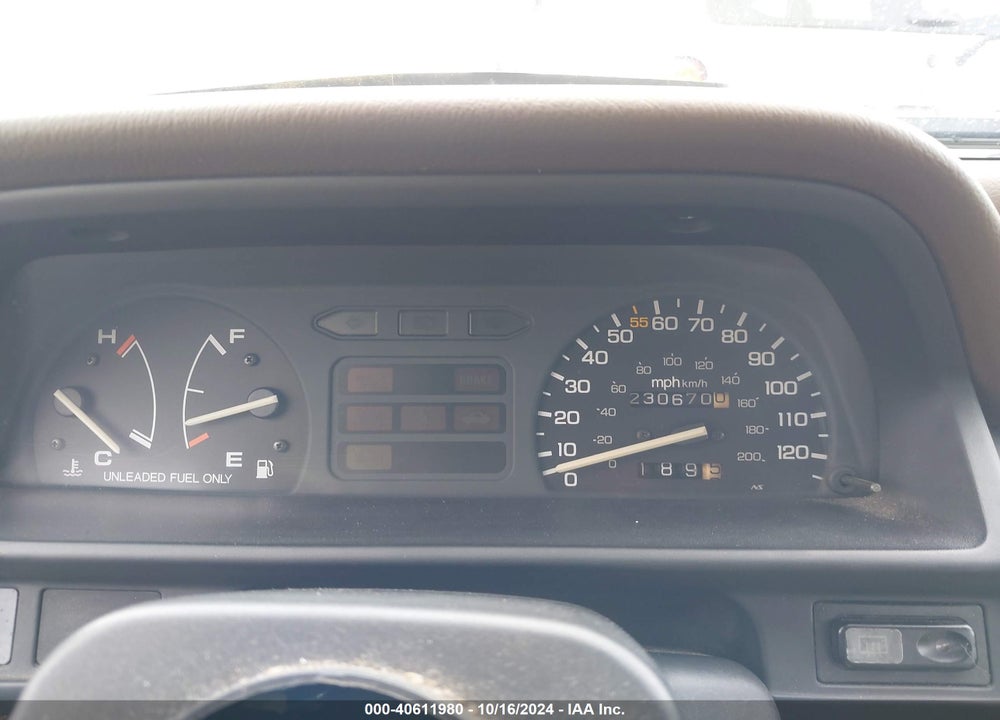 1989 HONDA CIVIC DX VIN: 1HGED3644KA009725