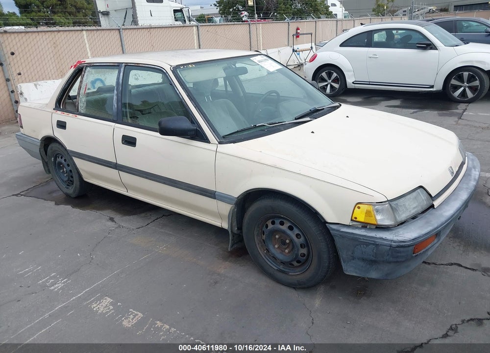 1989 HONDA CIVIC DX VIN: 1HGED3644KA009725