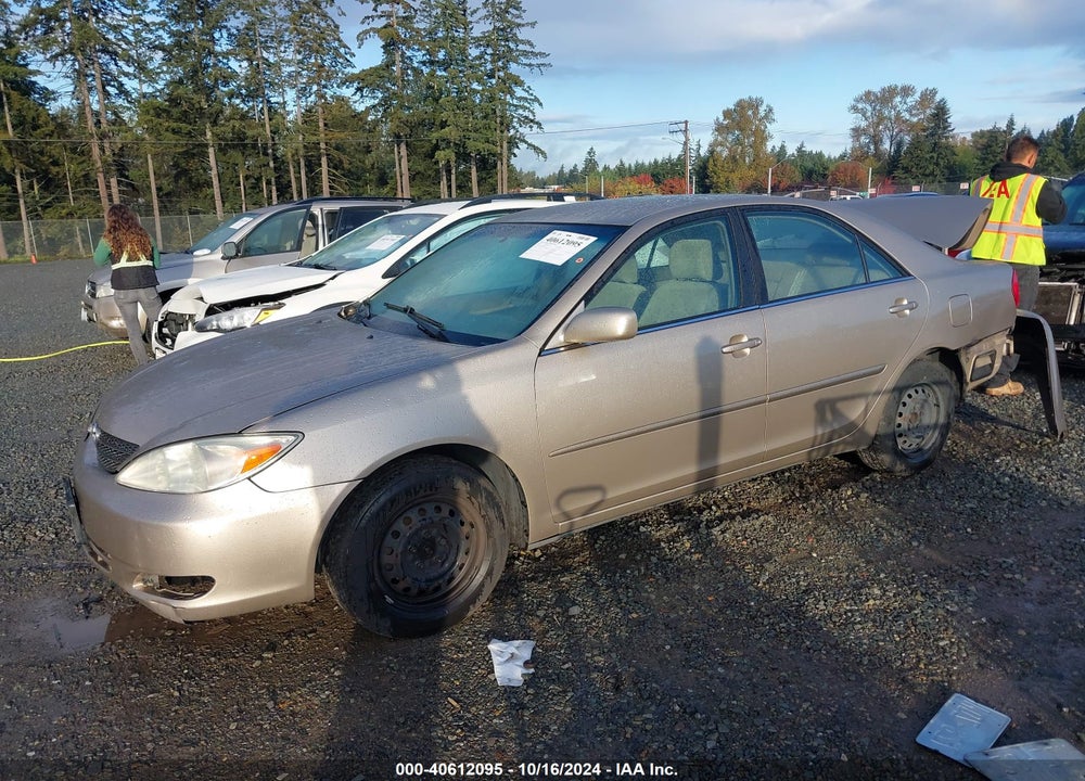 2002 TOYOTA CAMRY LE VIN: JTDBE32K620086122