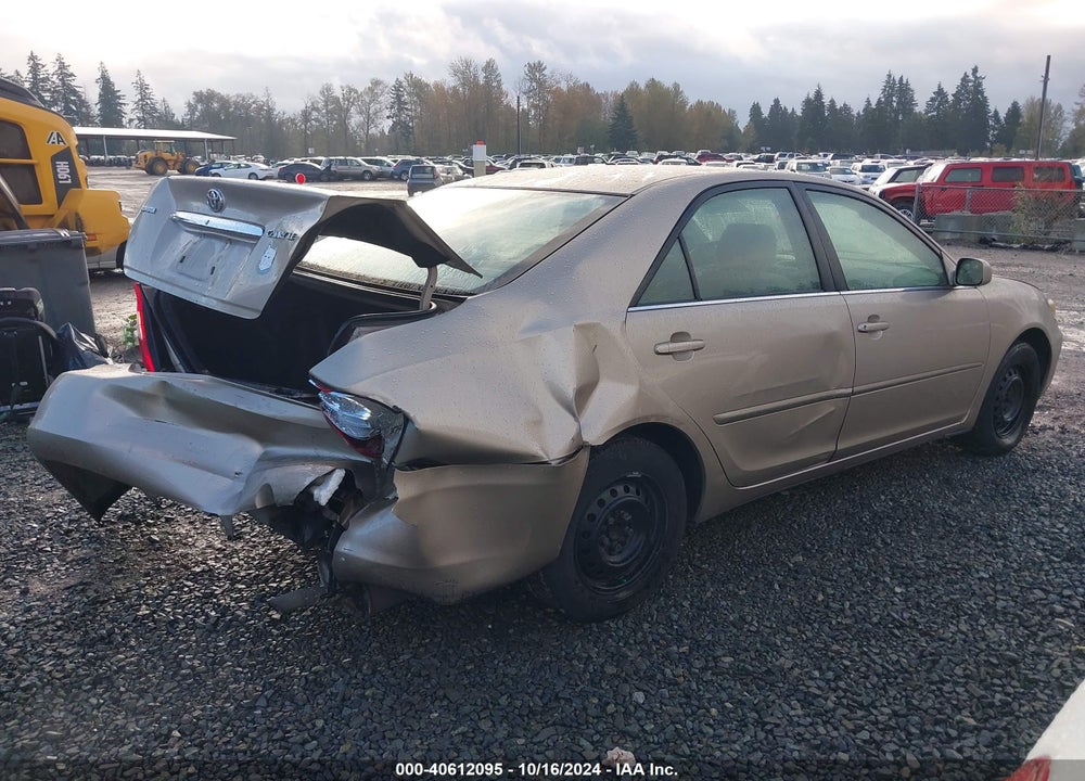 2002 TOYOTA CAMRY LE VIN: JTDBE32K620086122