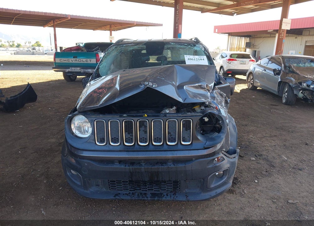 2017 JEEP RENEGADE LATITUDE FWD VIN: ZACCJABB2HPE53637