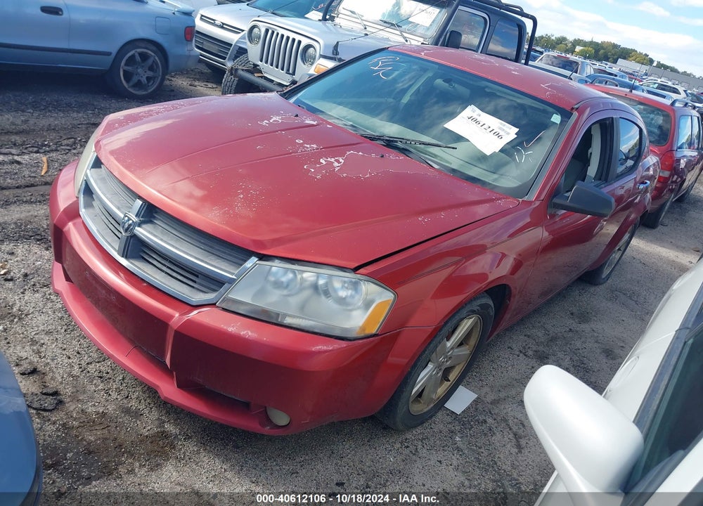 2008 DODGE AVENGER SXT VIN: 1B3LC56R98N625388