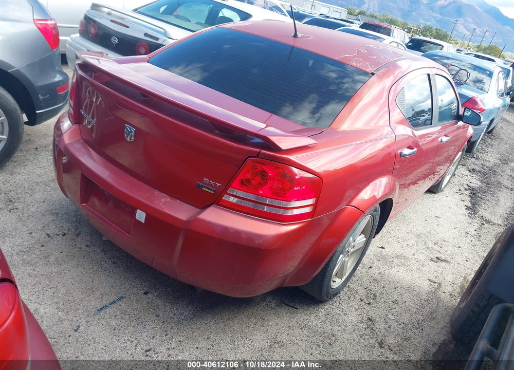 2008 DODGE AVENGER SXT VIN: 1B3LC56R98N625388