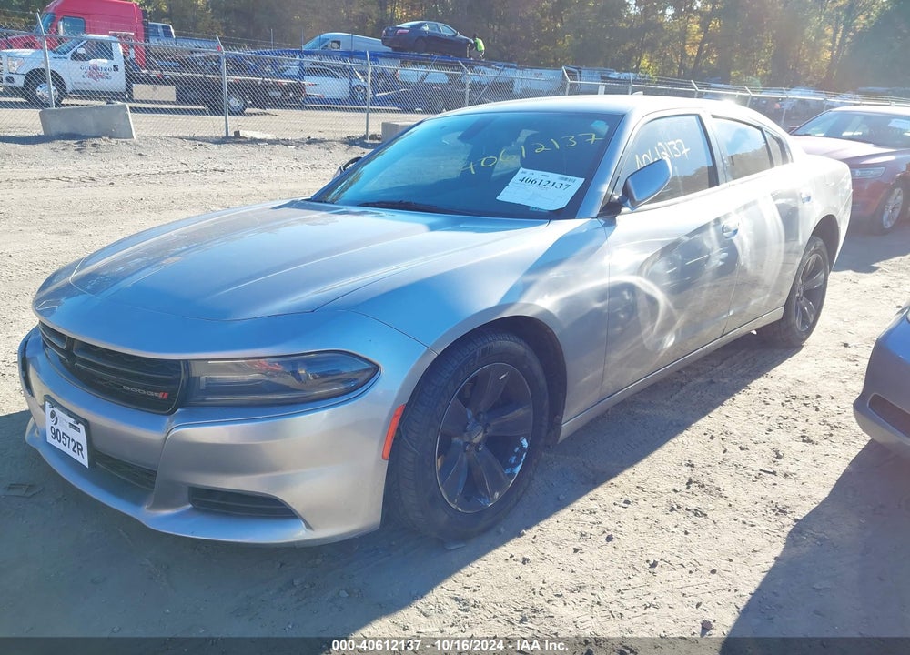 2016 DODGE CHARGER SXT VIN: 2C3CDXHG5GH166519