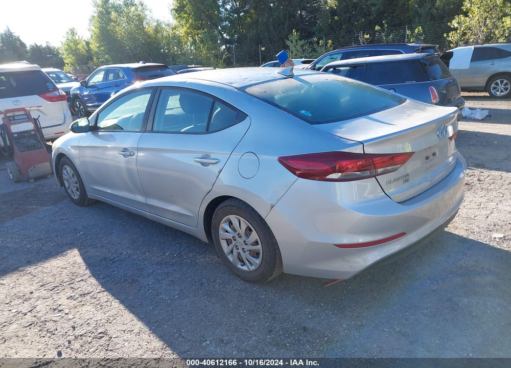 2017 HYUNDAI ELANTRA VIN: KMHD74LF1HU361094