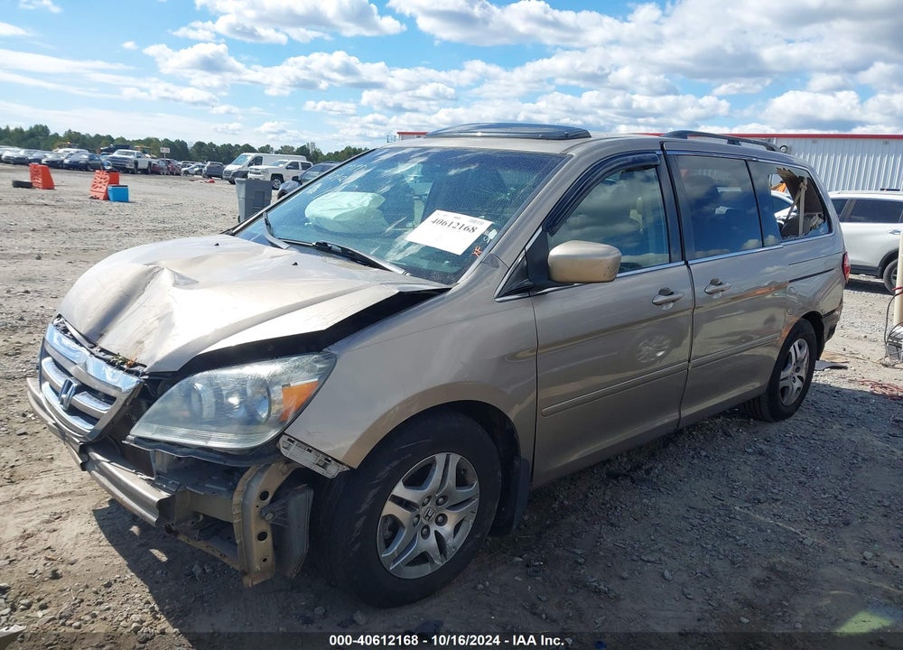 2007 HONDA ODYSSEY EX-L VIN: 5FNRL38777B062721