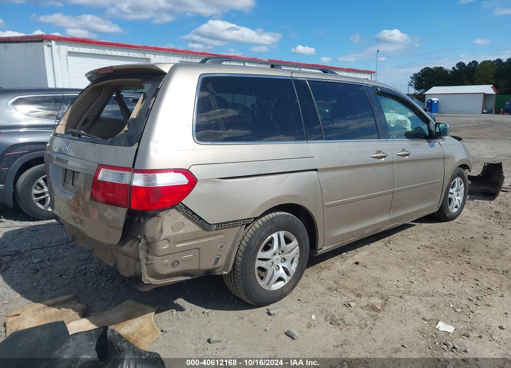 2007 HONDA ODYSSEY EX-L VIN: 5FNRL38777B062721