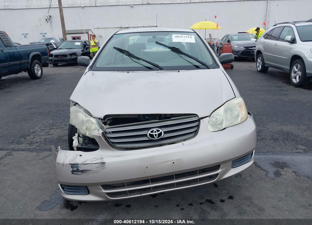 2003 TOYOTA COROLLA CE VIN: 1NXBR32E73Z022708