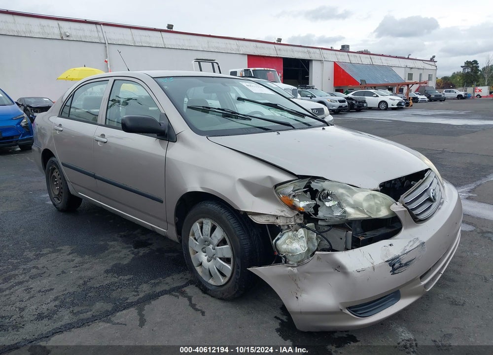 2003 TOYOTA COROLLA CE VIN: 1NXBR32E73Z022708