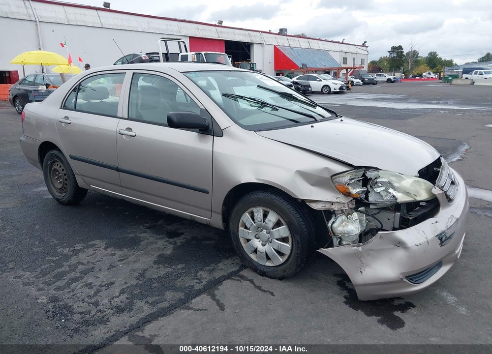 2003 TOYOTA COROLLA CE VIN: 1NXBR32E73Z022708