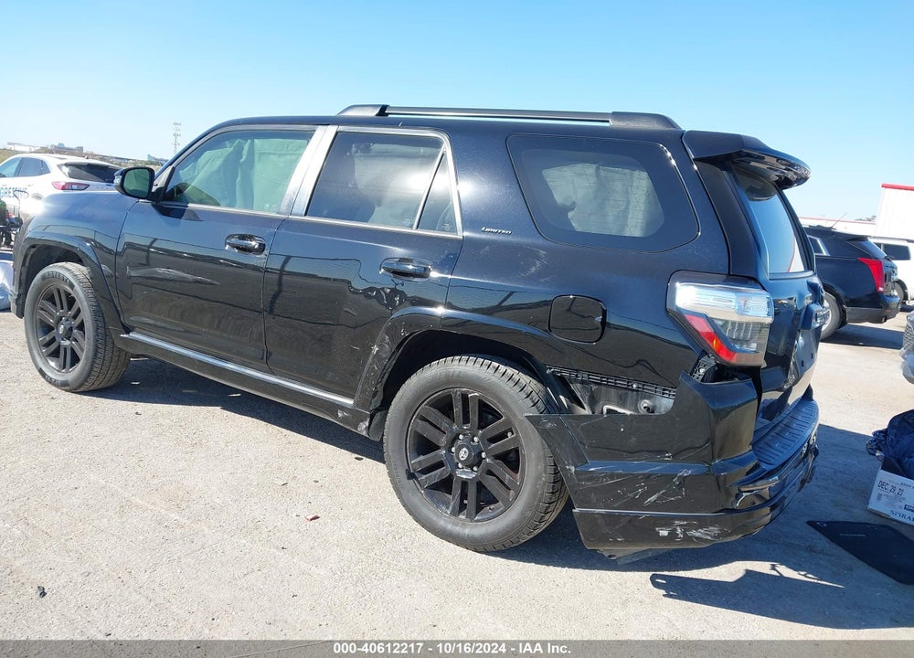 2019 TOYOTA 4RUNNER LIMITED NIGHTSHADE VIN: JTEBU5JR9K5642497