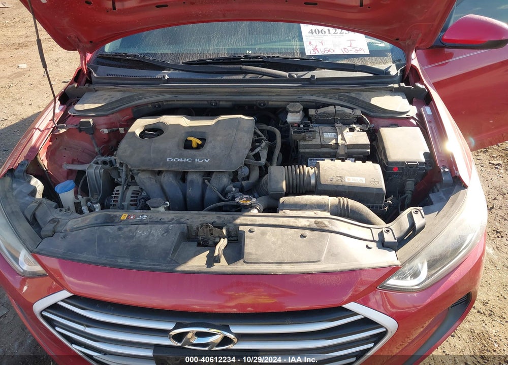 2017 HYUNDAI ELANTRA SE VIN: KMHD74LF7HU189623